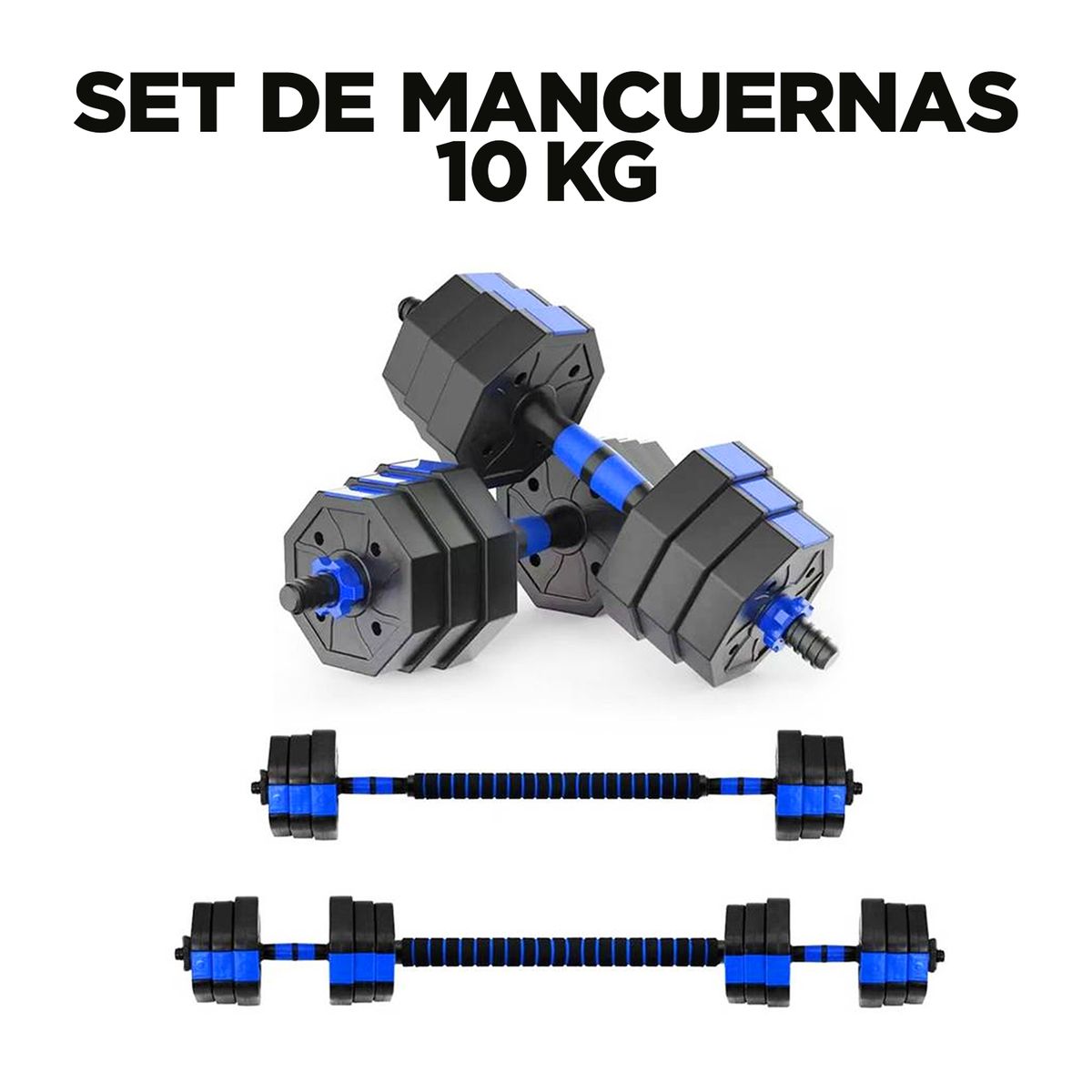 MUNDO ONLINE - Set Mancuernas de 10 Kg