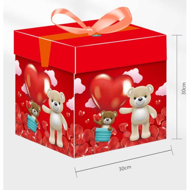 GENERICO - caja de regalo de 30x30x30cm