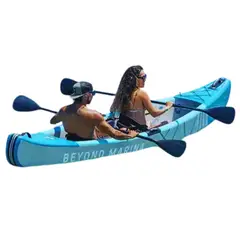CRUSEC - Kayak Doble Inflable Canoa + Kit Multiuso