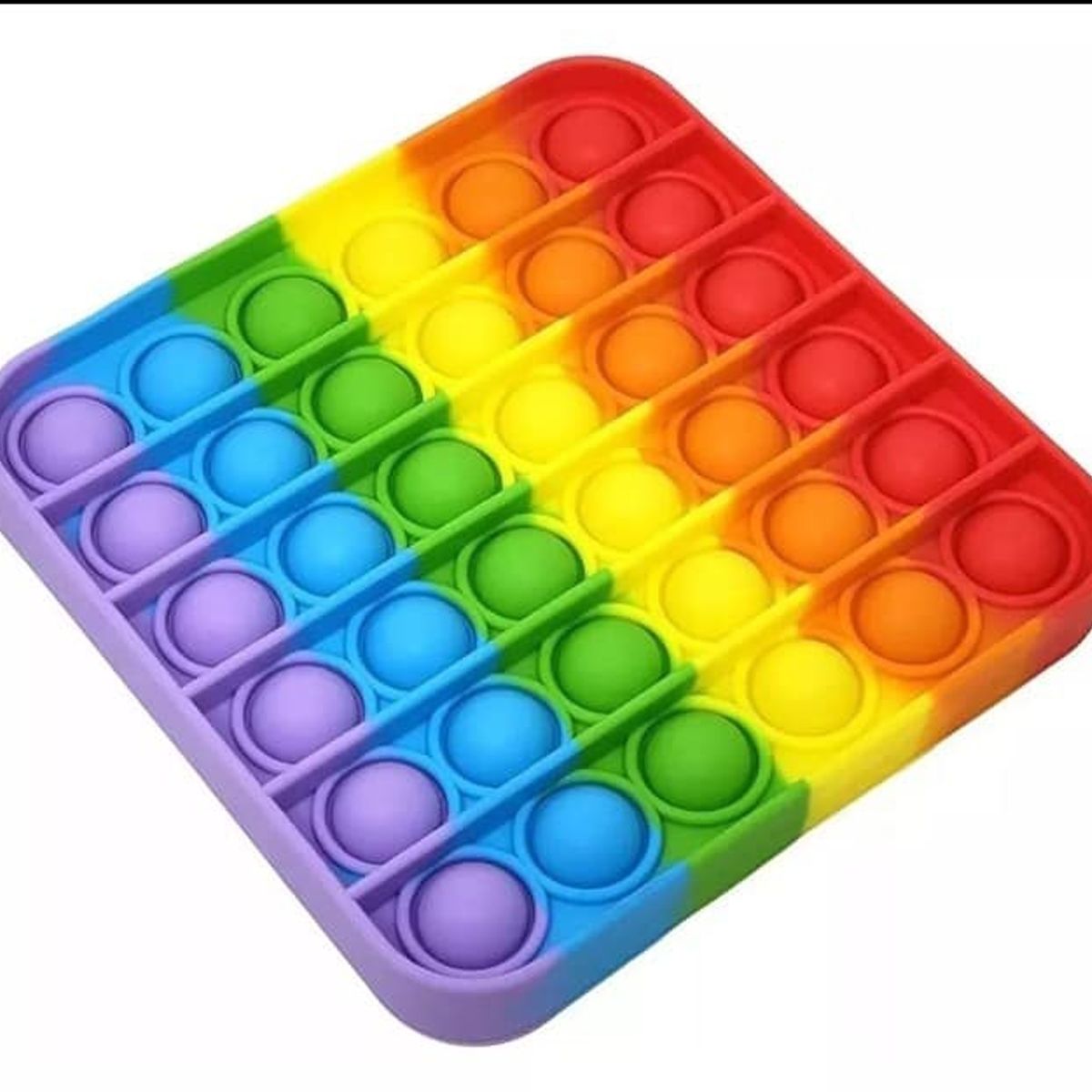 GENERICO - Juego pop it pequeño antiestres 12,5 x 12,5 cm