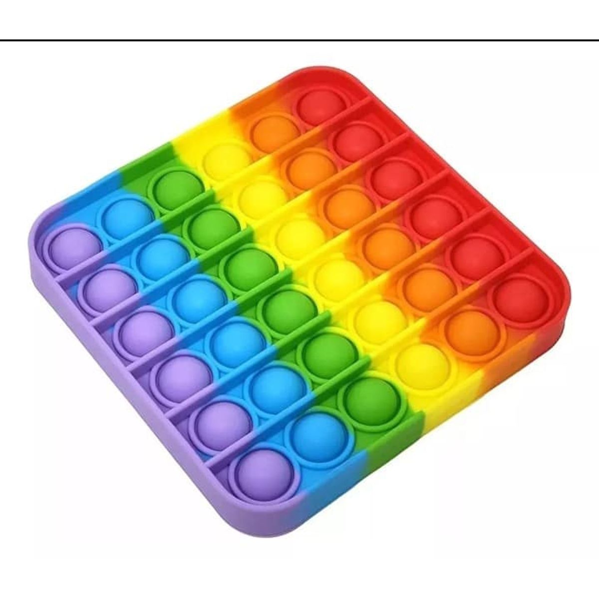 GENERICO - Juego pop it pequeño antiestres 12,5 x 12,5 cm