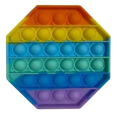 GENERICO - Juego pop it pequeño antiestres 12,5 x 12,5 cm