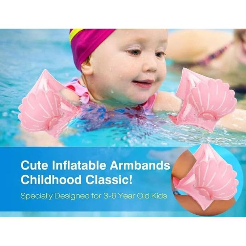 GENERICO - Pack 2 flotadores inflable alita brazos para niños