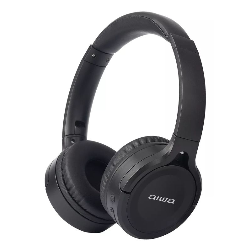 AIWA - Audífonos Over-ear Bluetooth Negro Awk17b