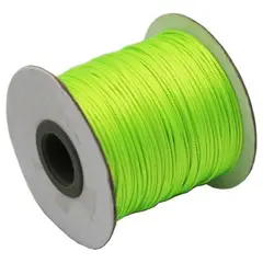 ALEMDALINDA - Cordón Tripolino Macramé 1,5mm Rollo 100 Mts Verde Fluor