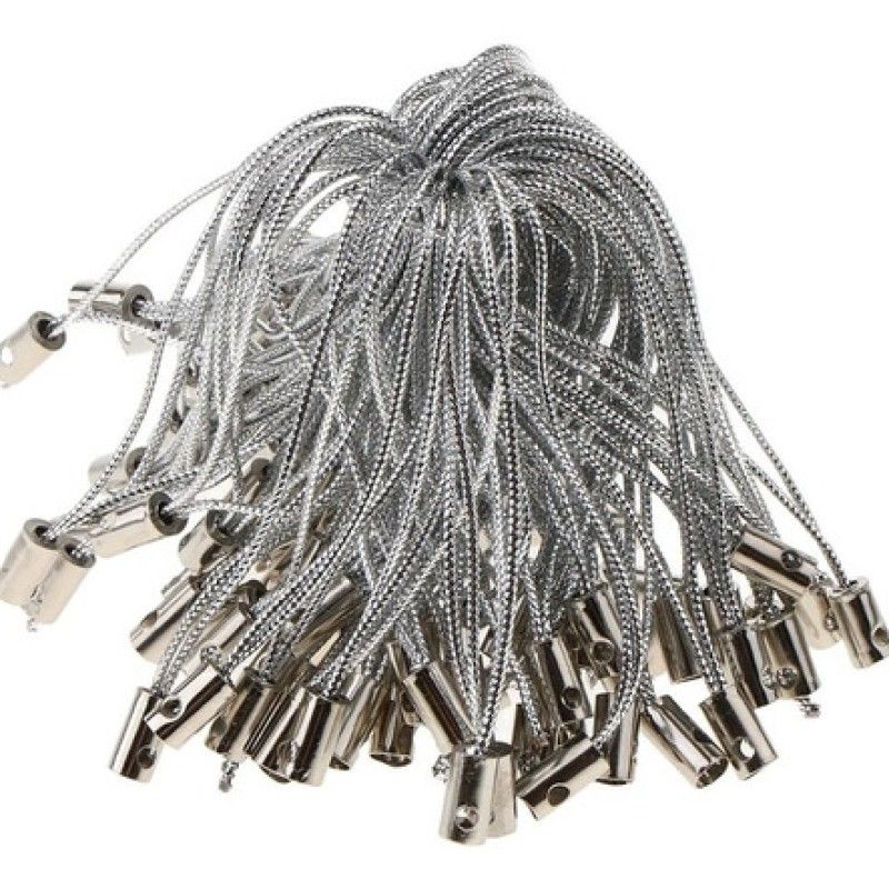 ALEMDALINDA - Cordon Para Teléfono Móvil Accesorio Metal 100 Unds Plateado