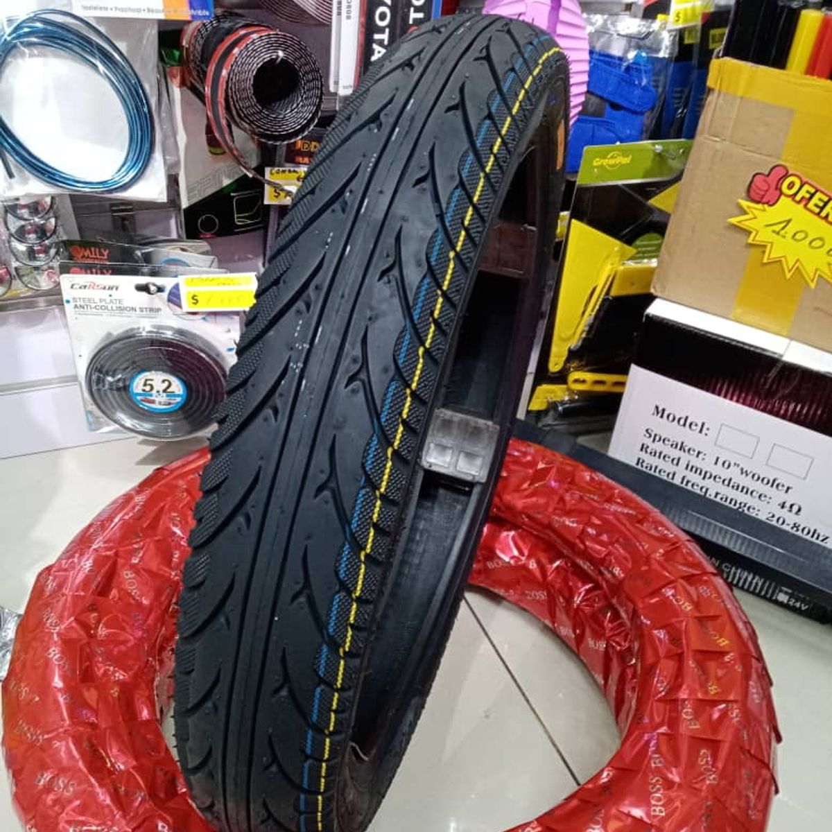 GENERICO - Neumáticos 100-90-18 llantas de moto tubular para calle