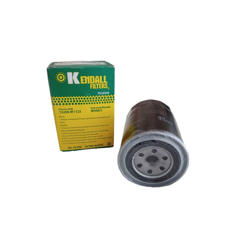 KENDALL FILTERS - Filtro De Aceite Toyota Hilux 2.8 (89-04) 3.0 (02-05) W940/1