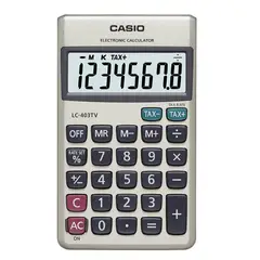 CASIO - Calculadora LC-403TV 8 dígitos