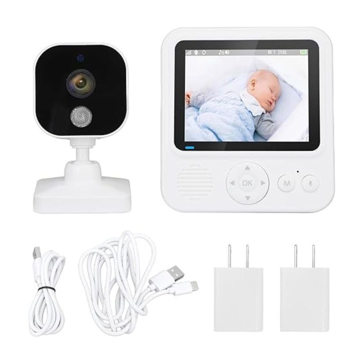 GENERICO - Camara Monitor Bebes Con Microfono Y Vision Nocturna