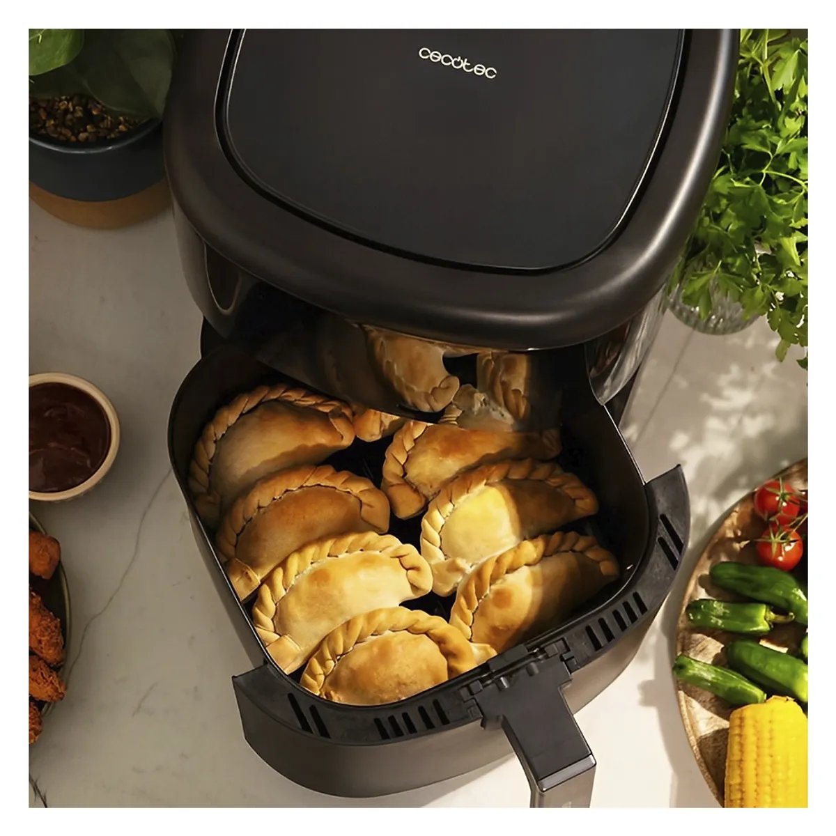 CECOTEC - Freidora De Aire Sin Aceite Cecotec Bombastik Full 6L 1700w 12 modos