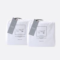 2 Sábanas King 300 Hilos Algodón Pima Peruano Percale Liso Blanco