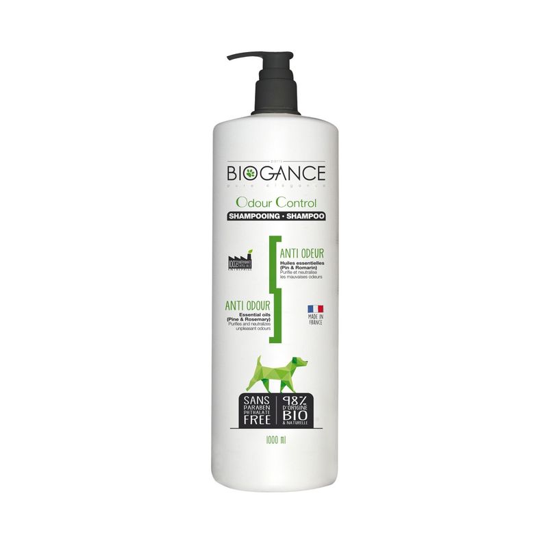 BIOGANCE - Shampoo Odour Control (Control de olor) 1 Litro, Biogance.