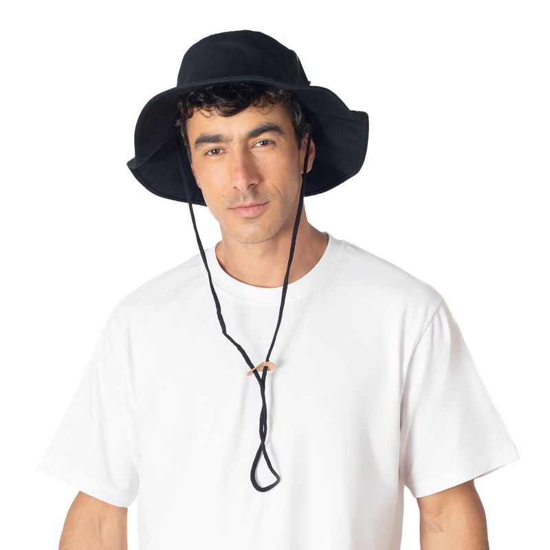 INDUSBORD - Gorro Ala Ancha Tipo Australiano Algodón Prelavado Uv50