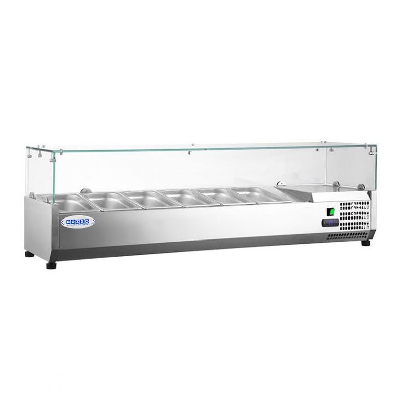 BOZZO Vitrina Refrigerada Salsera Sobremesa 140Mts