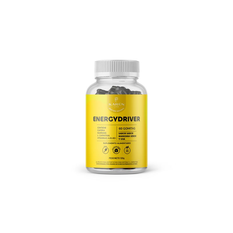 KARUNLIFE - EnergyDriver - 60 Gomitas - Energia.