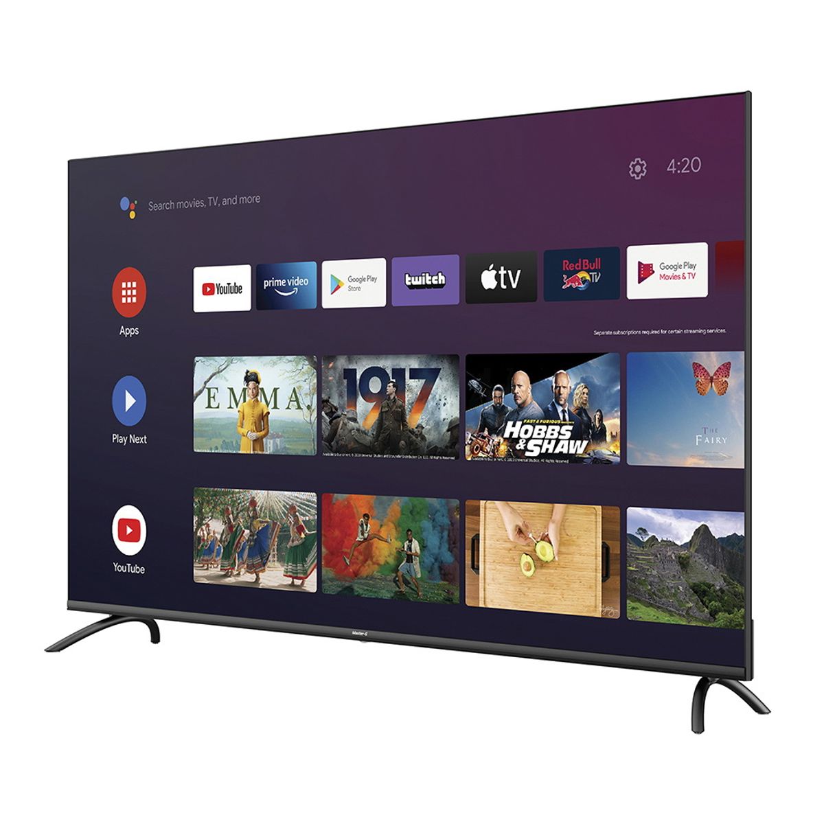 MASTER G - Smart TV Led 65" Android TV 4K UHD Bluetooth MGG65UF