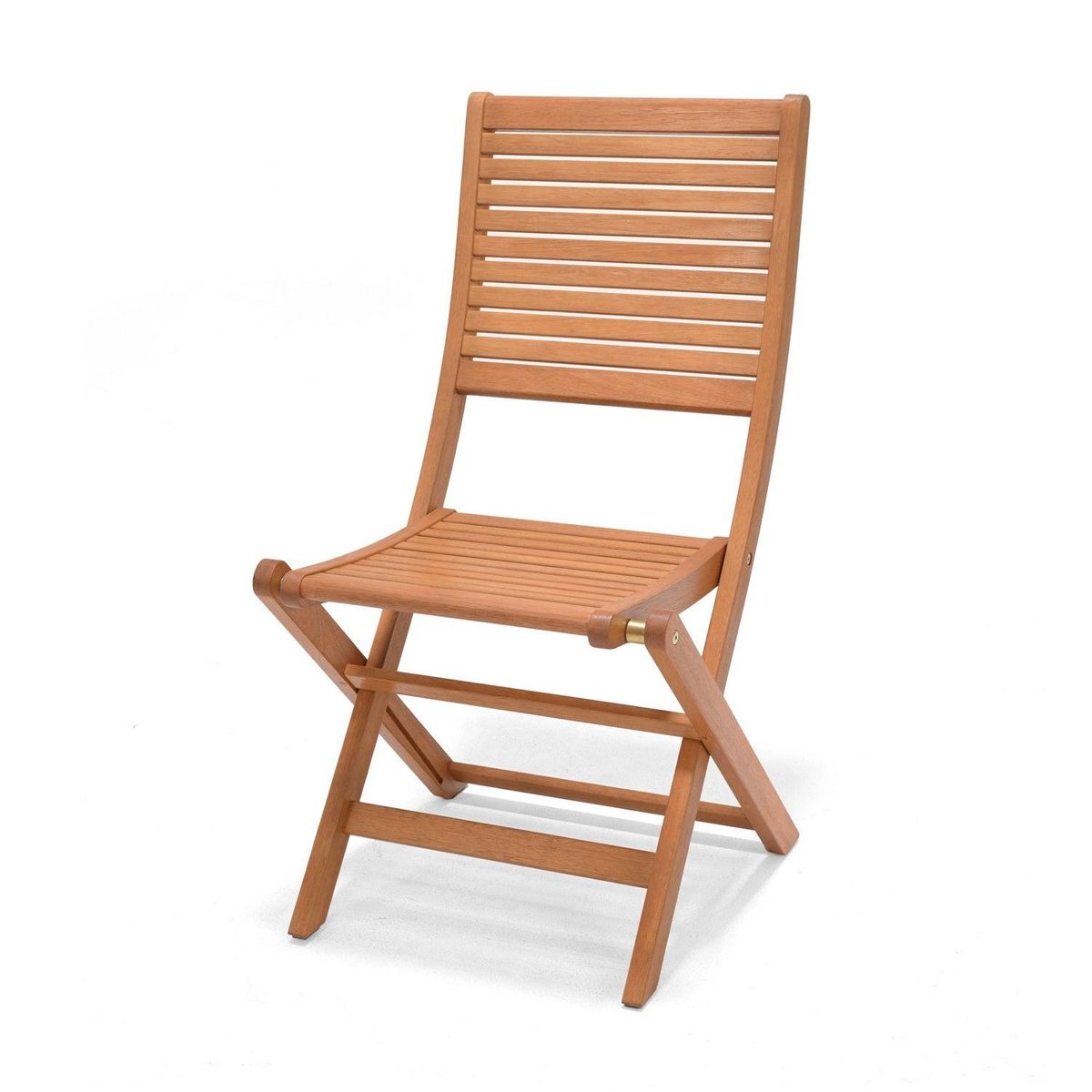 MIDTOWN - Juego De 2 Sillas Exterior Madera Kingsbury Midtown - Marron claro