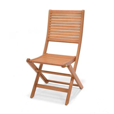 Imagen 2 del producto Juego De 2 Sillas Exterior Madera Kingsbury - Marron claro