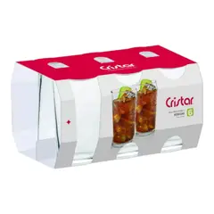 CRISTAR - Display 6 Vasos Montecarlo 355 Cc