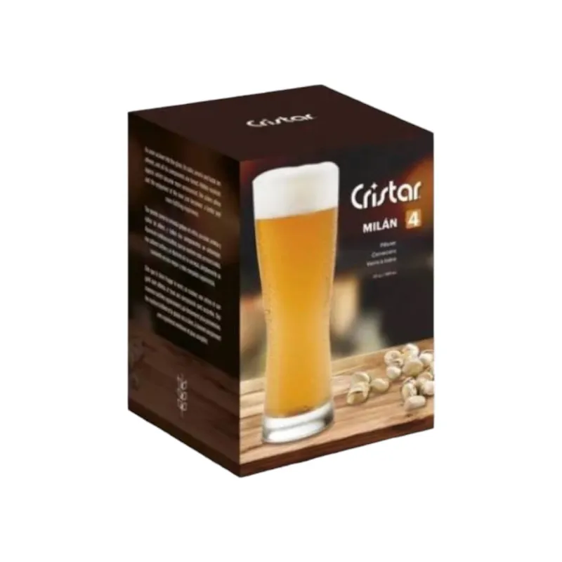 CRISTAR - Set 4 Cerveceros Milan 391 Cc