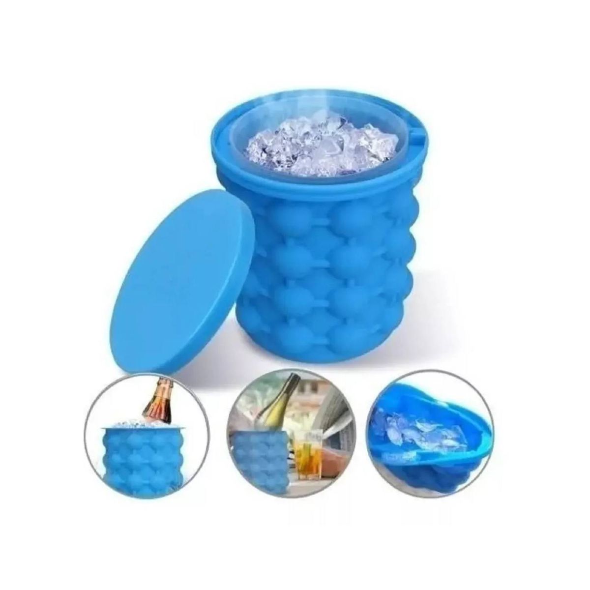 GENERICO - Hielera Cubeta Cubetera Hielo Fácil Ice Verano