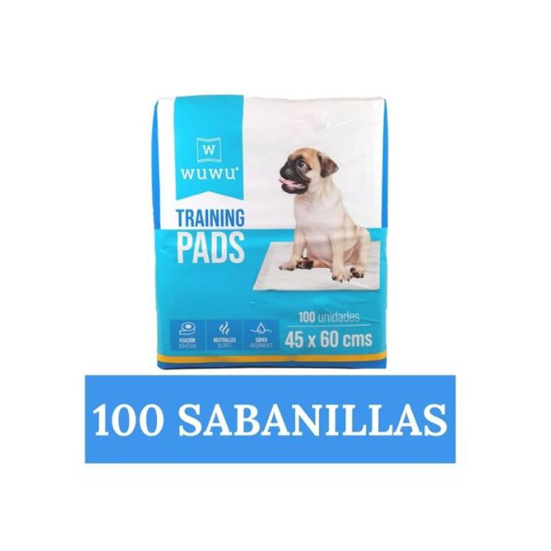 GENERICO - Pañales Sabanillas Mascotas Perro 45 X 60 Cms Wuwu