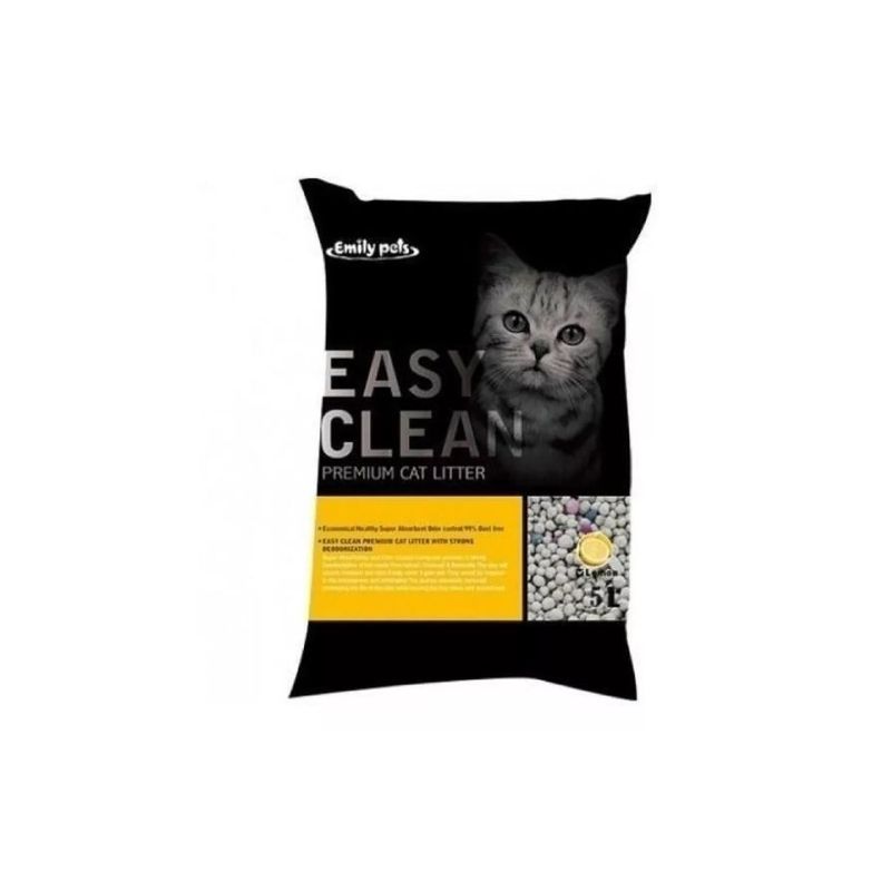 GENERICO - Arena Sanitaria Aglutinante Easy Clean 4 Kg Aromas Limón