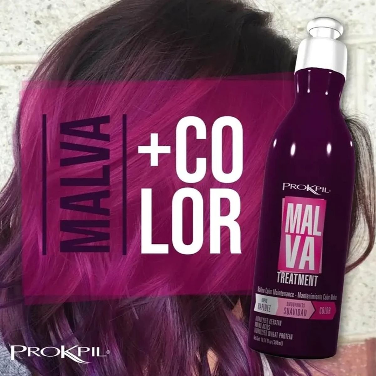 PROKPIL - Tratamiento Color Malva Matizador 300ml Prokpil