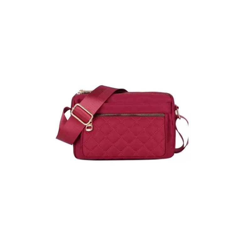 GENERICO - Cartera Para Dama Hombro Bandolera Impermeable Rojo