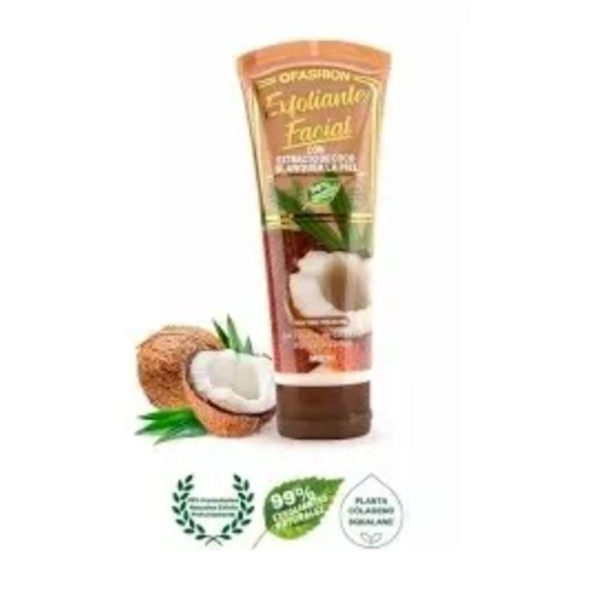 GENERICO - Exfoliante Facial Con Extracto De Coco Blanquea La Piel