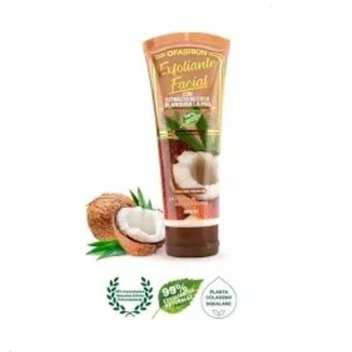 GENERICO - Exfoliante Facial Con Extracto De Coco Blanquea La Piel