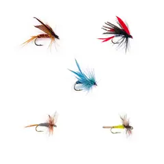 GENERICO - Pack 5 Moscas Rios Y Lagos Pesca Deportiva M01