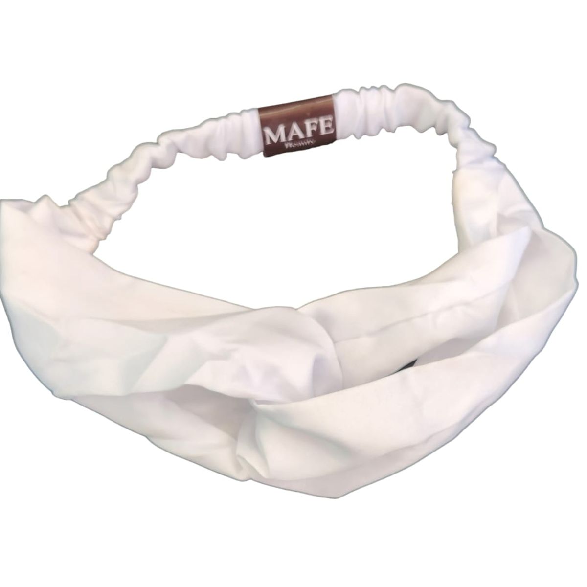 GENERICO - 2x Cintillo de seda blanco