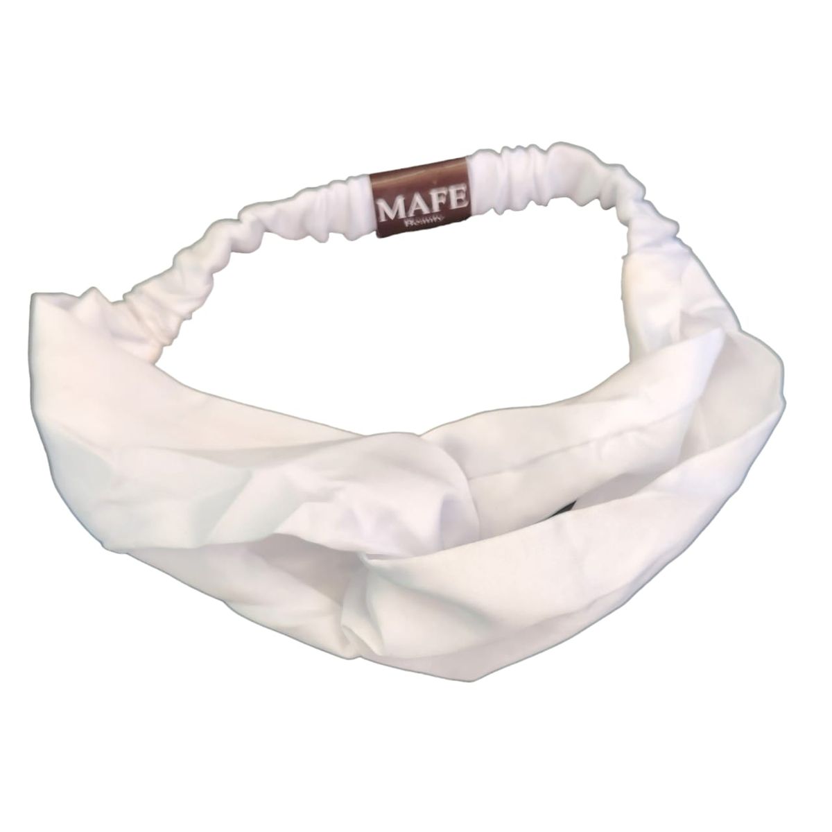 GENERICO - 2x Cintillo de seda blanco