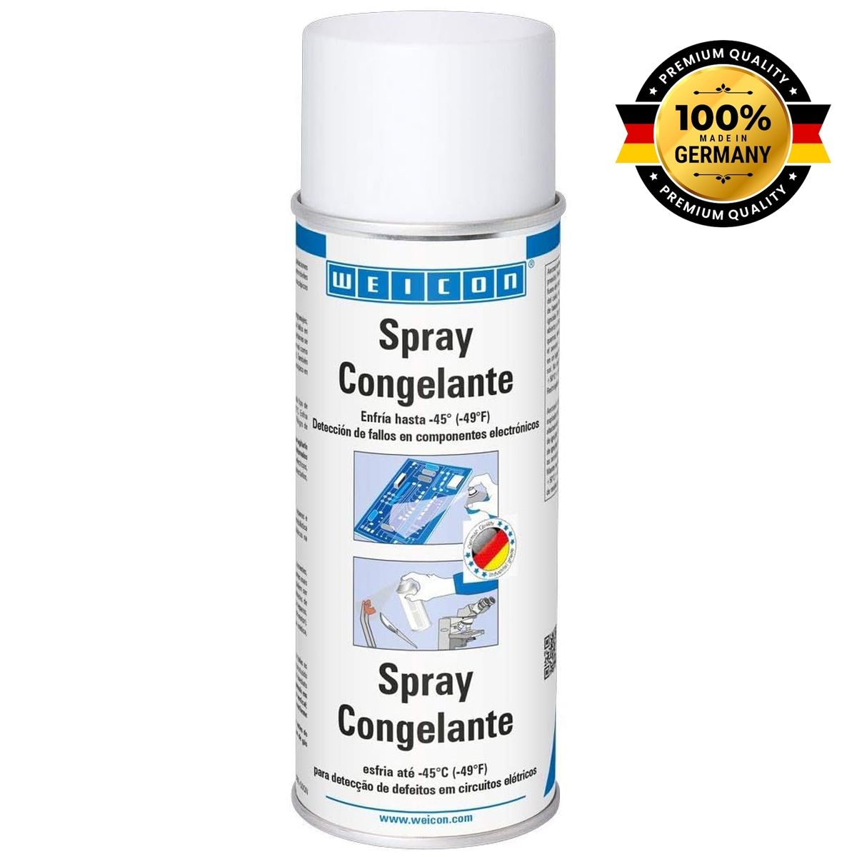 WEICON - Spray Congelante 400 ml Enfriado directo hasta -45°C