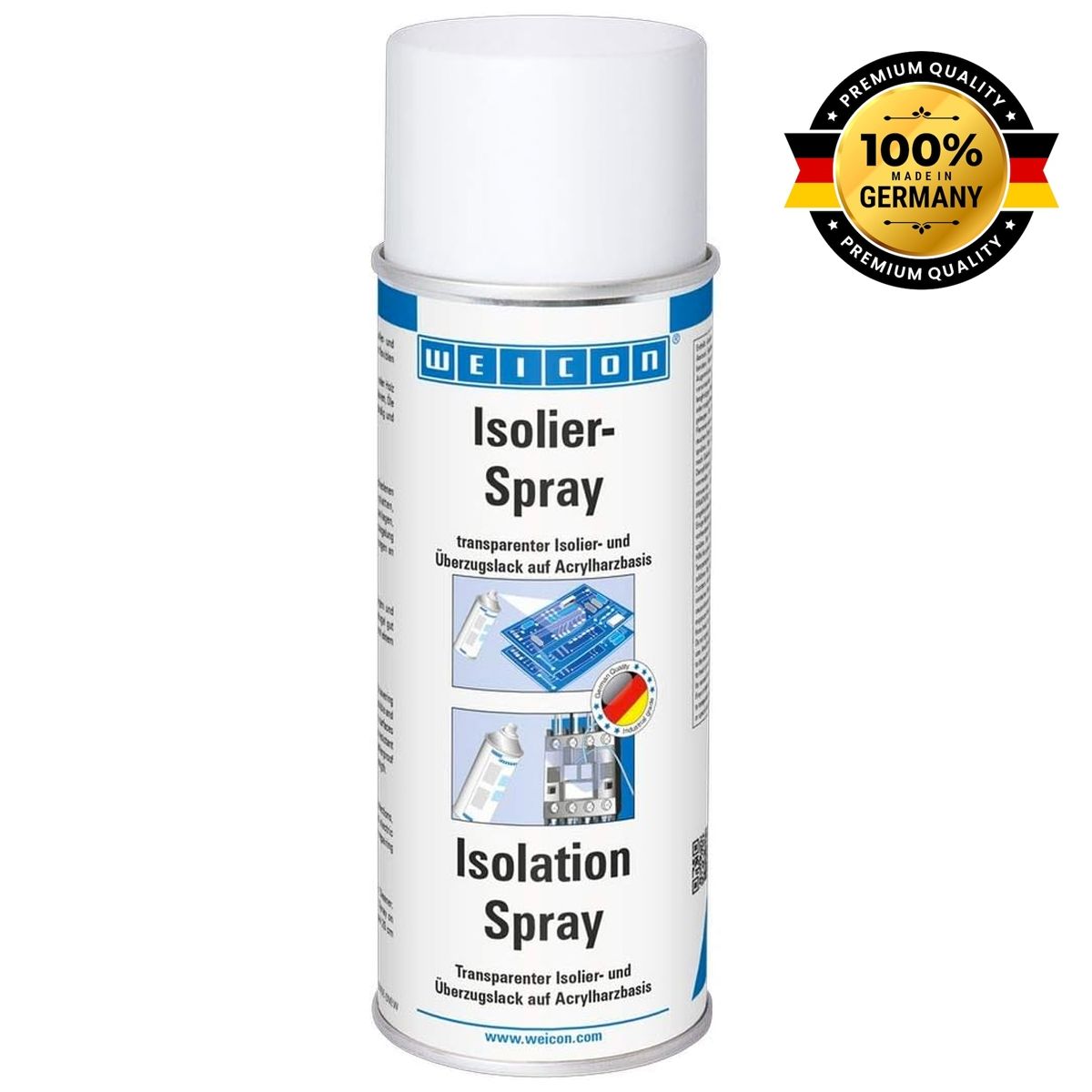 WEICON - Spray Barniz Laca Aislante Electrico 400ml Transparente