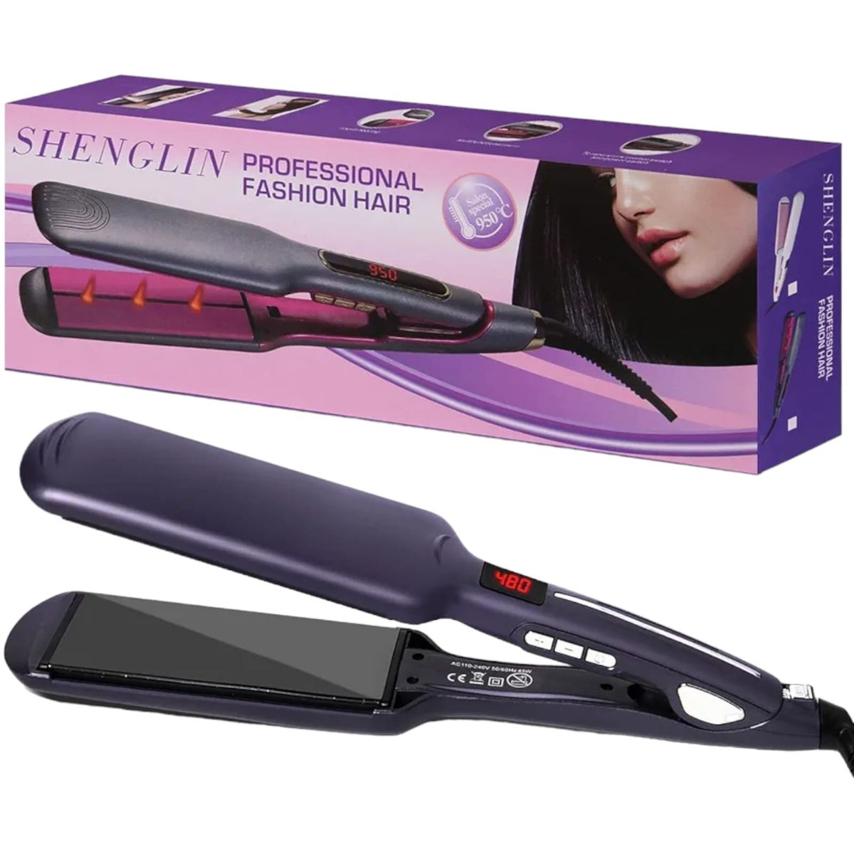 GENERICO - Alisadora Profesional Placa Cerámica  950°