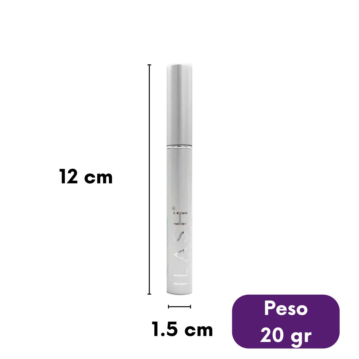 ILASH - Alargador y engrosador pestañas Ilash mascara waterproof.-