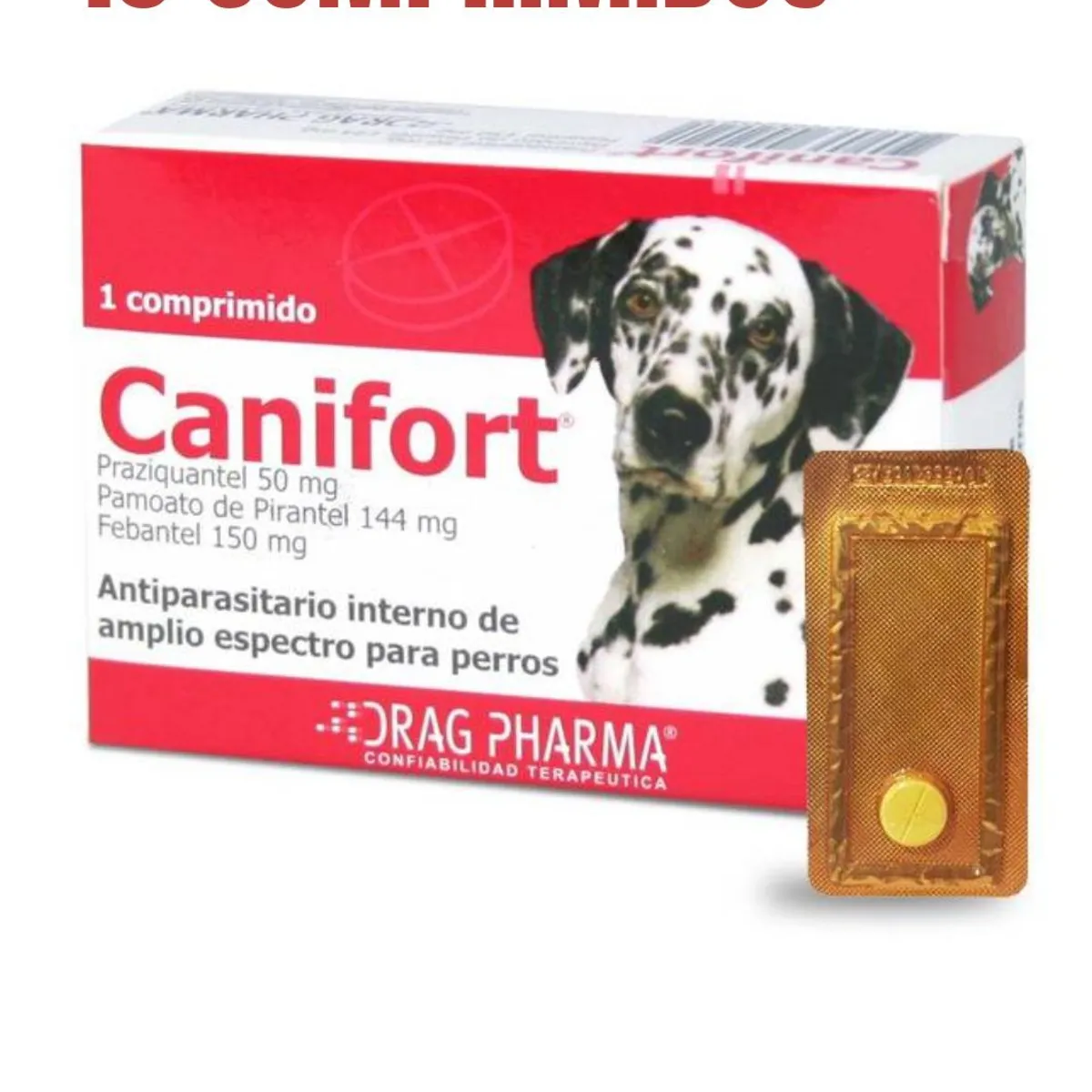 DRAG PHARMA - Antiparasitario Canifort 10 comprimidos