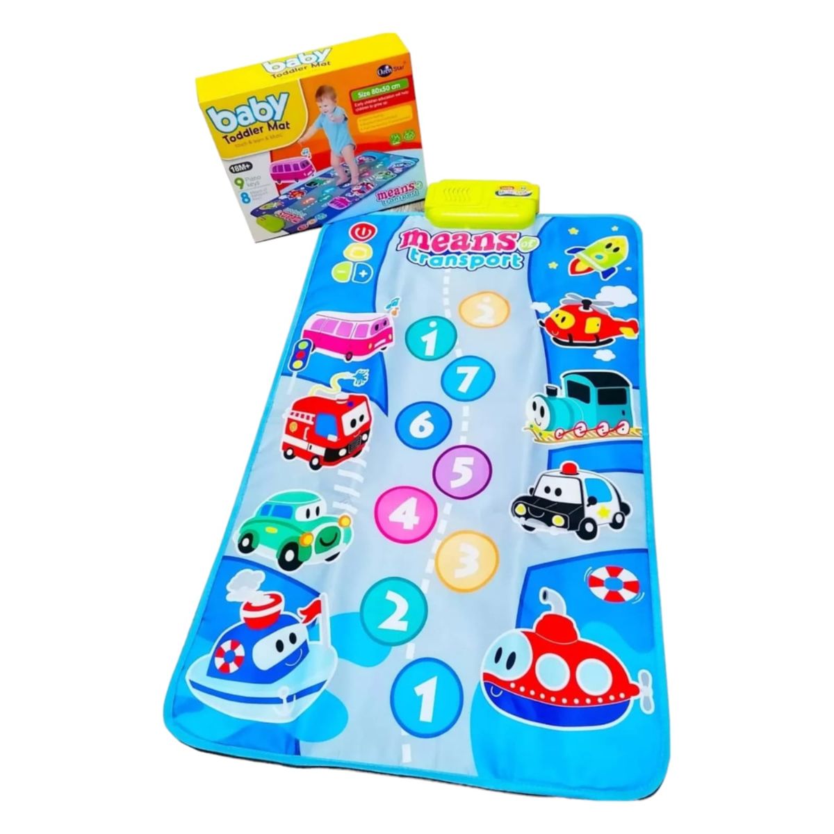 GENERICO - Alfombra Tapete Musical Medios de Transporte Niños