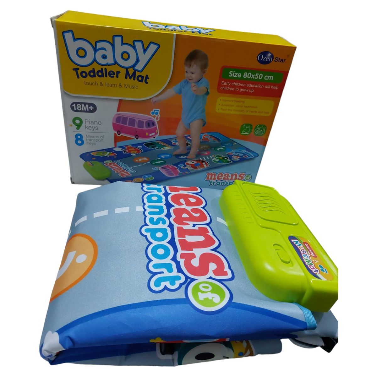 GENERICO - Alfombra Tapete Musical Medios de Transporte Niños
