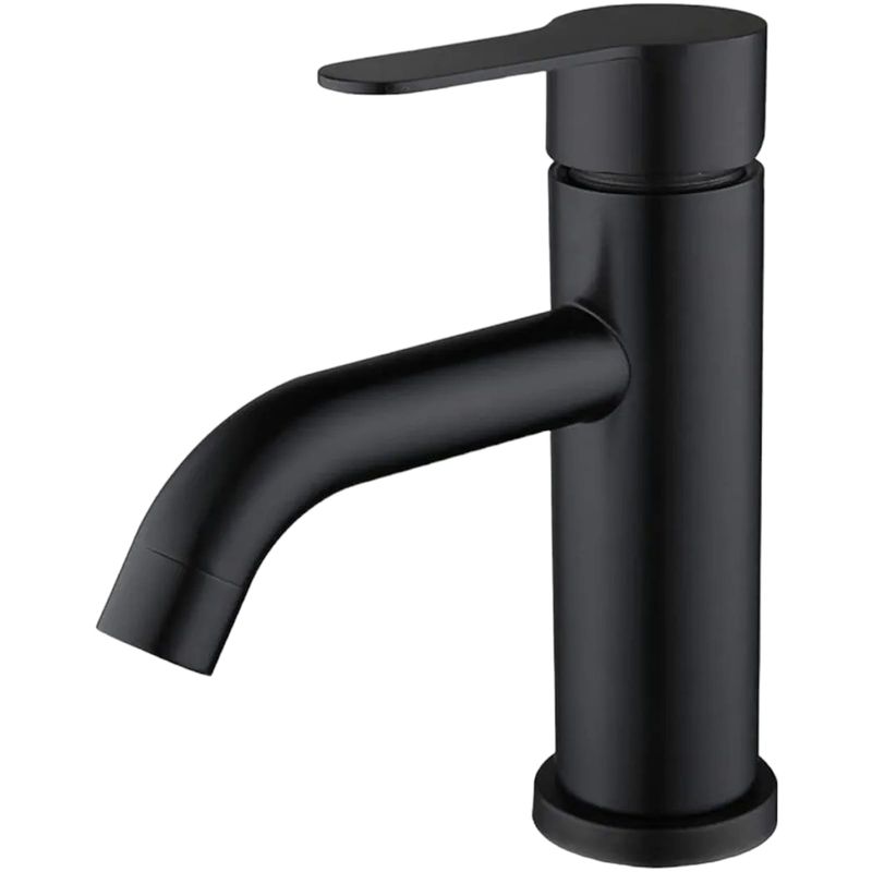 GENERICO - Llave Monomando Lavatorio Negro Mate