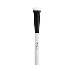 NATHYCOLORES - - Brocha de Maquillaje Profesional - Blanca
