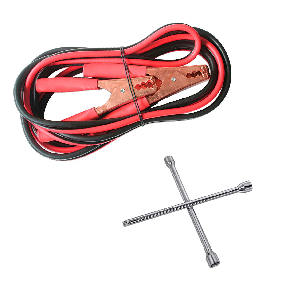 STANLEY - Cable Pasa Corriente de Bateria + Llave cruz Stanley 79-031