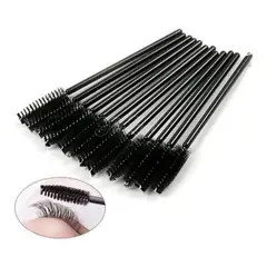 GENERICO - Cepillos Para Cejas Y Pestañas Negros