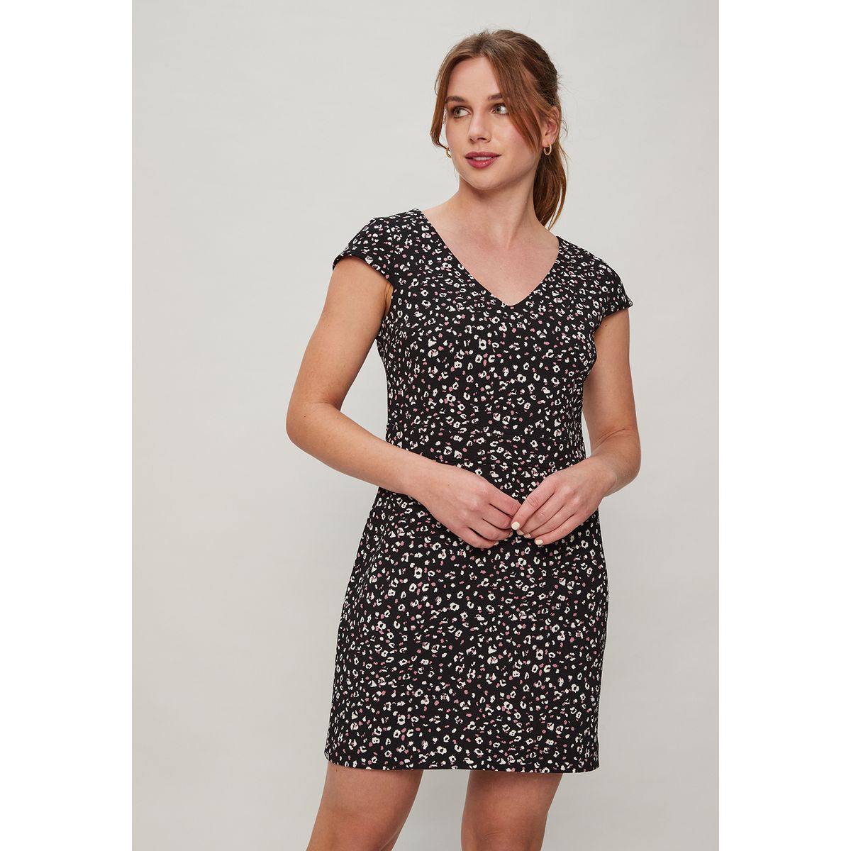 ASH - Vestido Corto Negro Mujer Ash