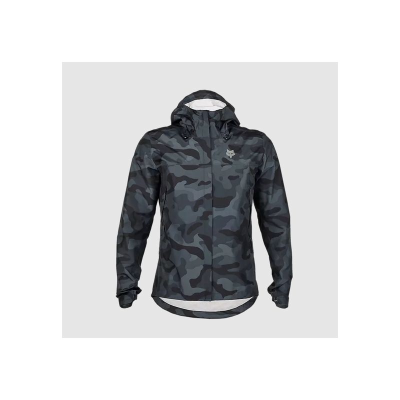 FOX - Chaqueta Bicicleta Impermeable Ranger Camo Negro Fox FOX