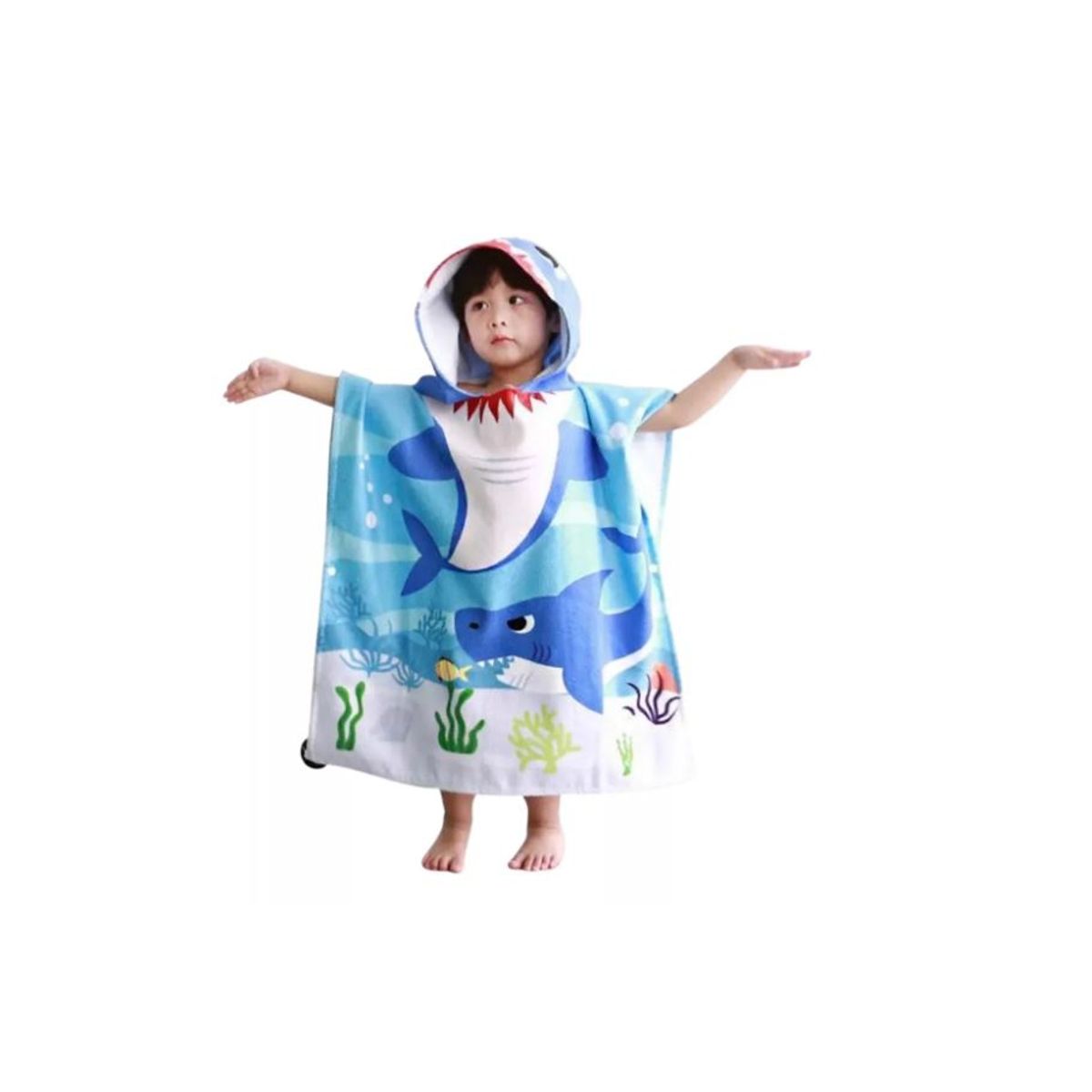 GENERICO - Toalla Con Capucha Para Niño De Playa