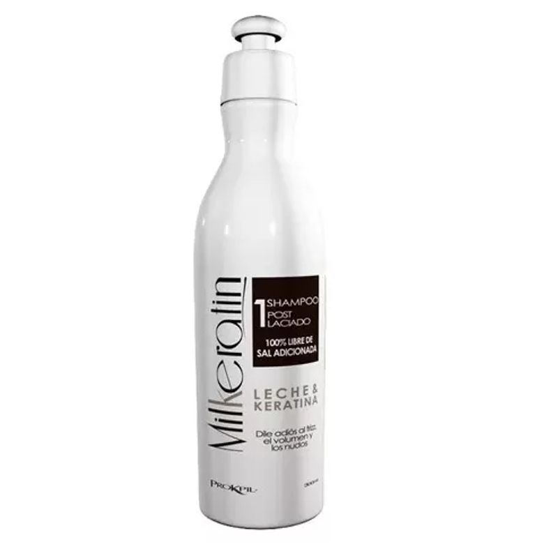 PROKPIL - Shampoo Post Alisado Leche Keratina 300ml Prokpil.